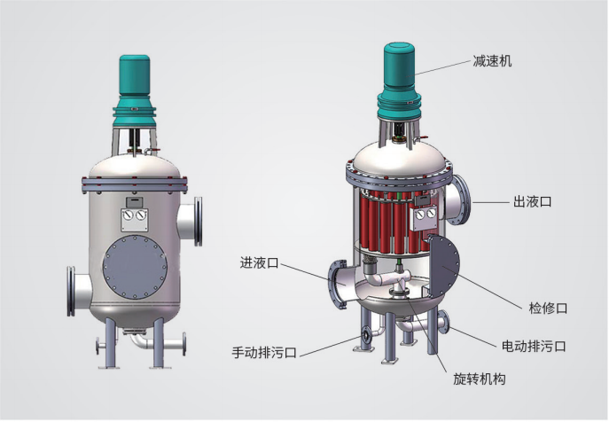 化工石化卤水工业水循环水过滤器